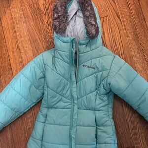 Columbia girls small (7/8) coat thick and warm